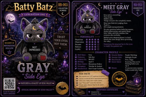 Gray — Side Eye | BB-003